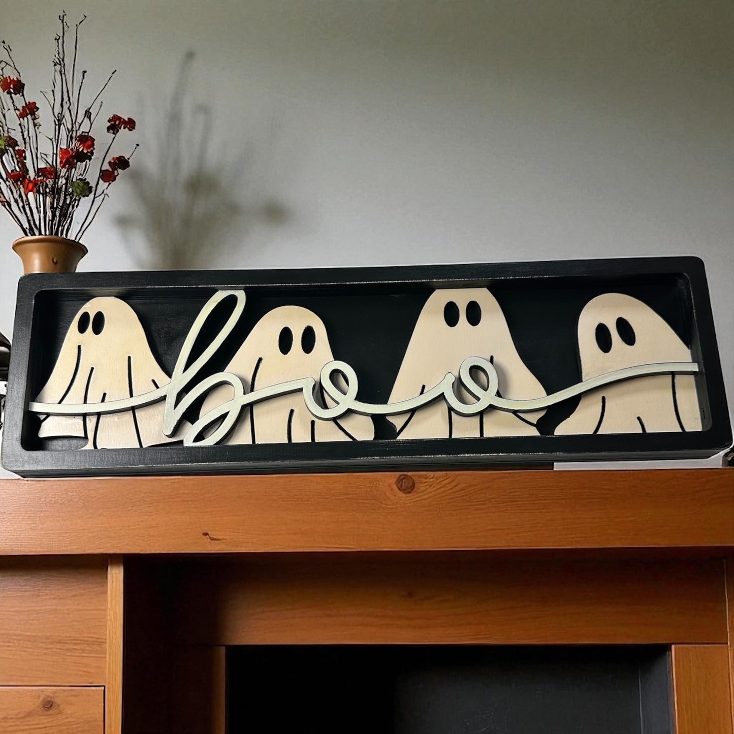 Boo 3D Sign