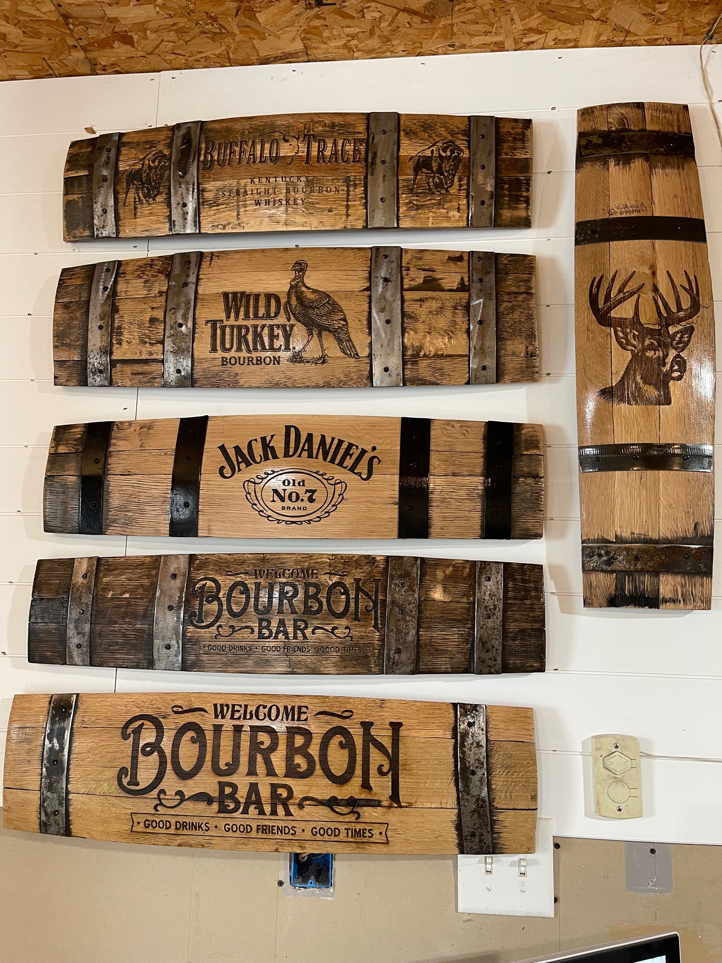 Custom Barrel Stave Plaque
