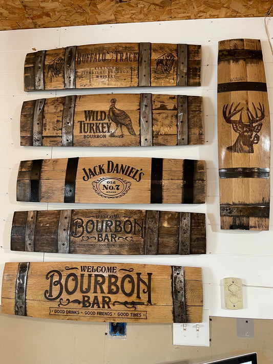 Custom Barrel Stave Plaque