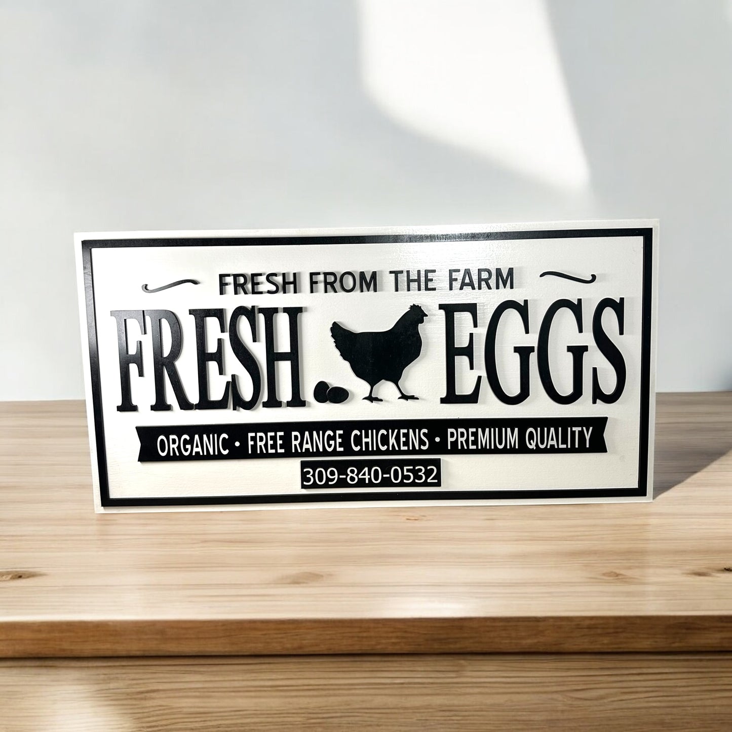 Farm Fresh Eggs Sign 24” x 48”