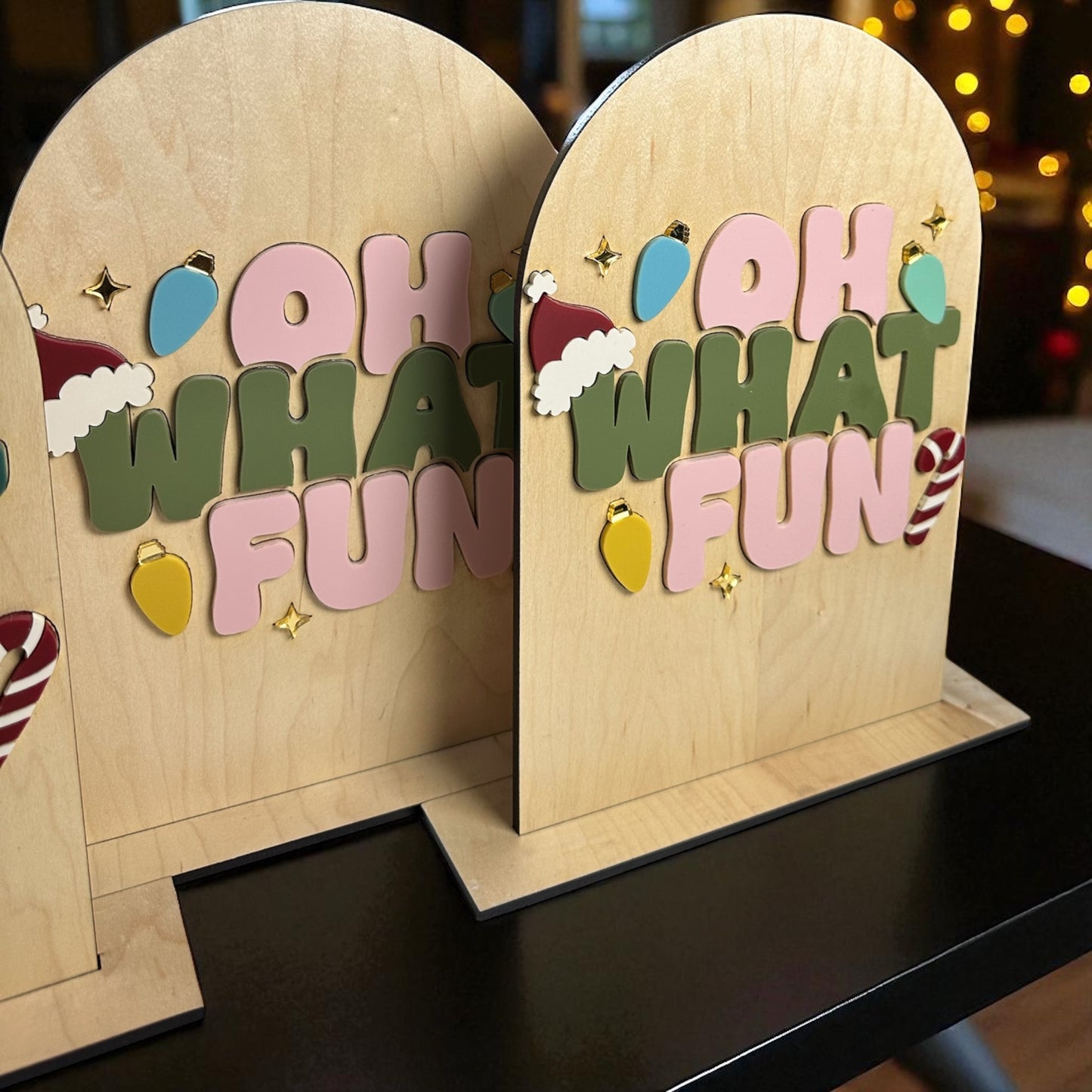 Oh What Fun Arch Sign