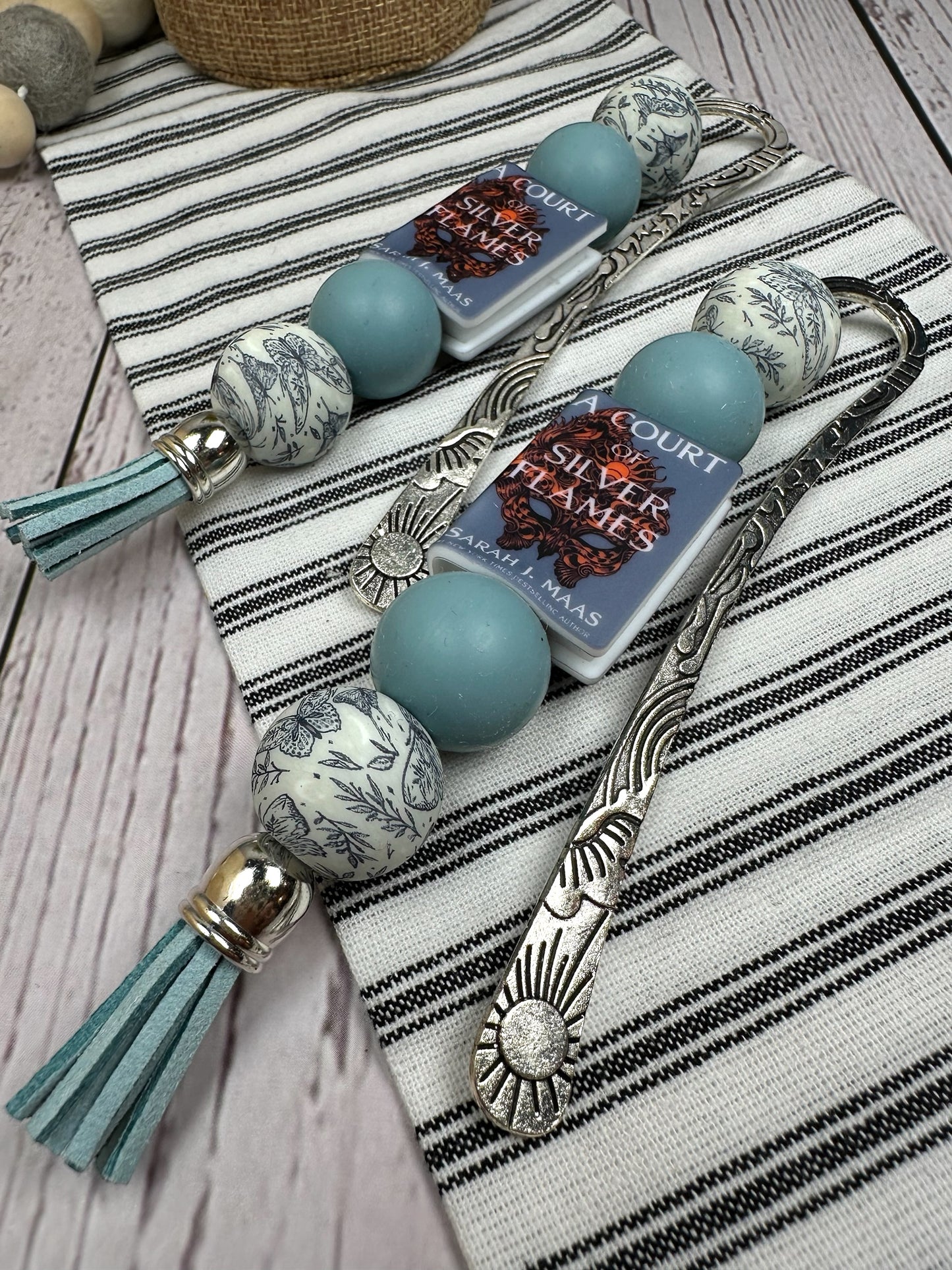 ACOTAR Inspired Beaded Bookmark
