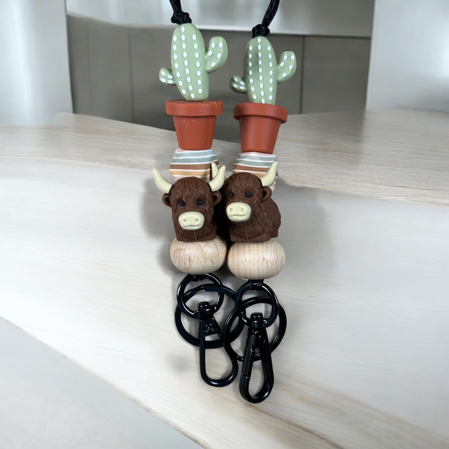 Highland Cow Lanyard