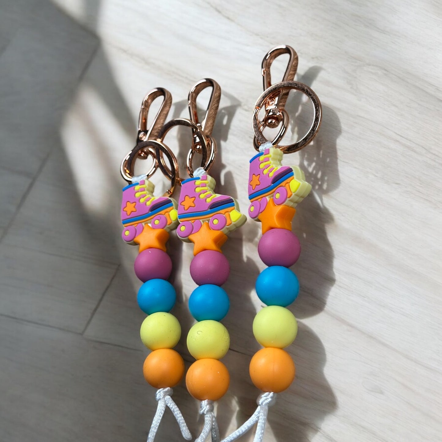 Retro Roller Skate Keychain