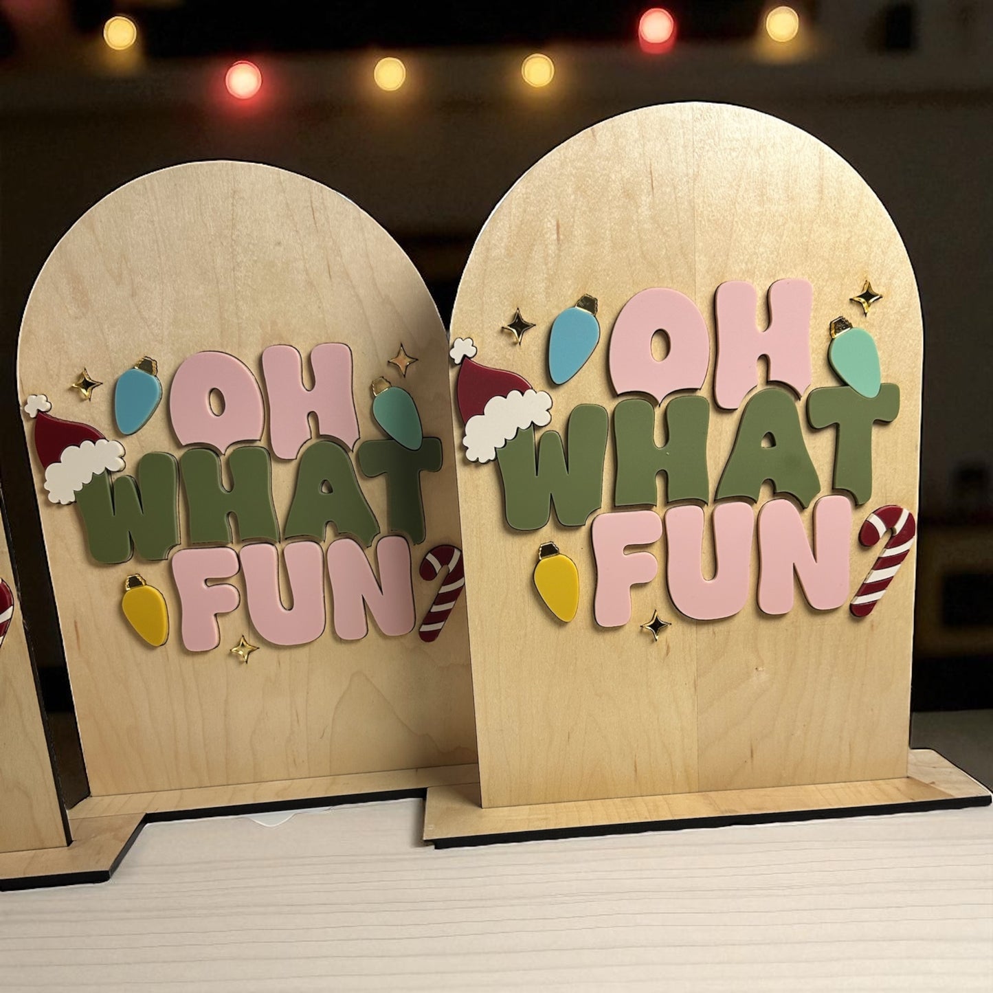 Oh What Fun Arch Sign