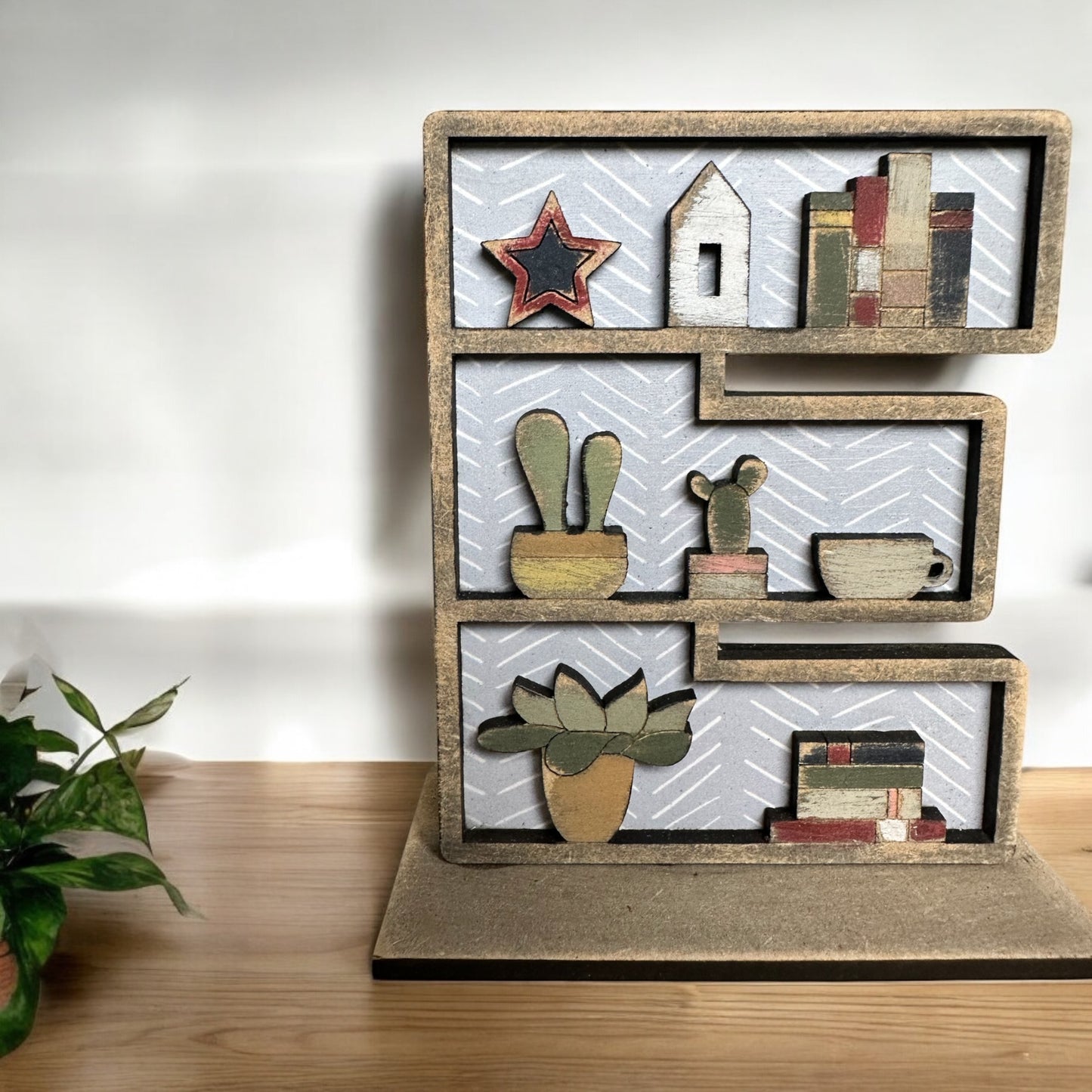 HOME Book shelf letters