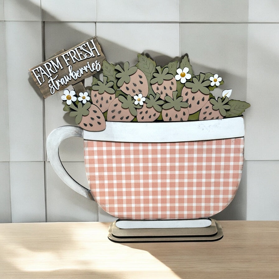 Mug Interchangeable Flower Basket Base