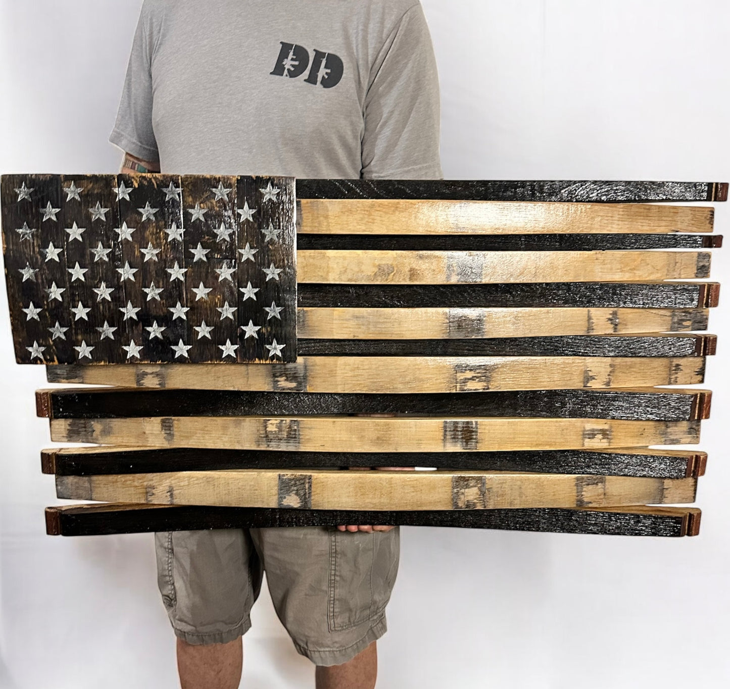 Premium Whiskey Stave Flag