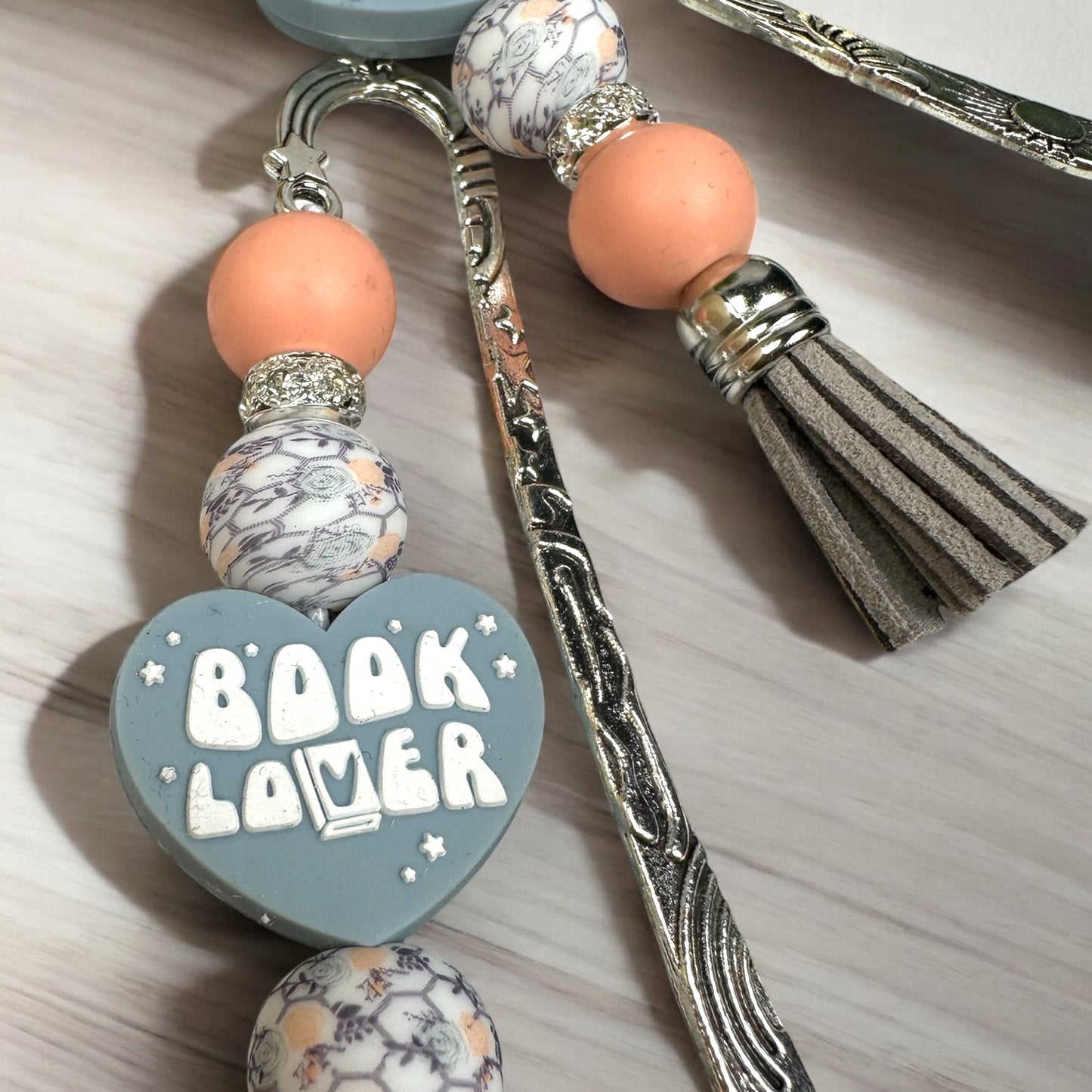 Book Lover Beaded Bookmark