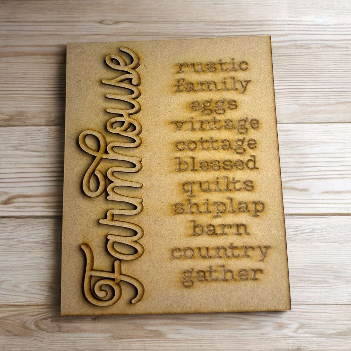 DIY Farmhouse Trio Signs