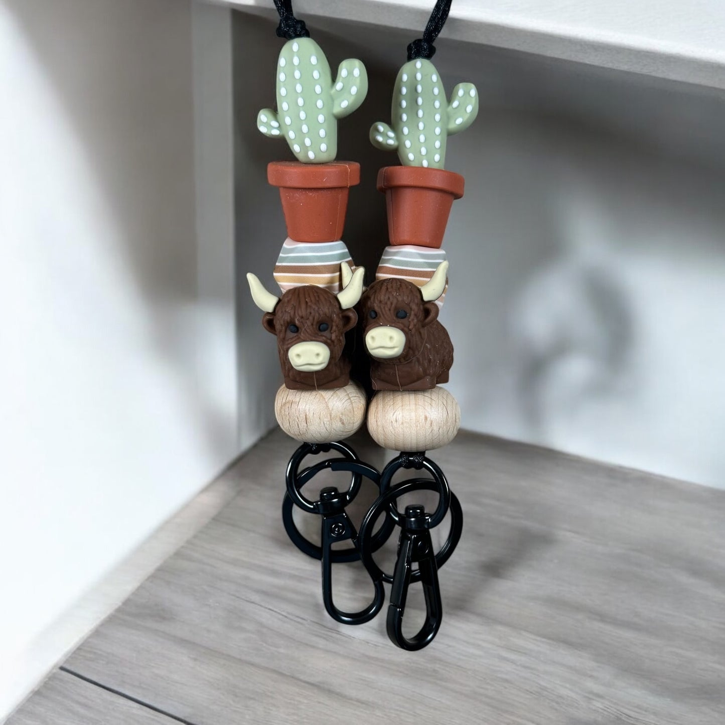 Highland Cow Lanyard