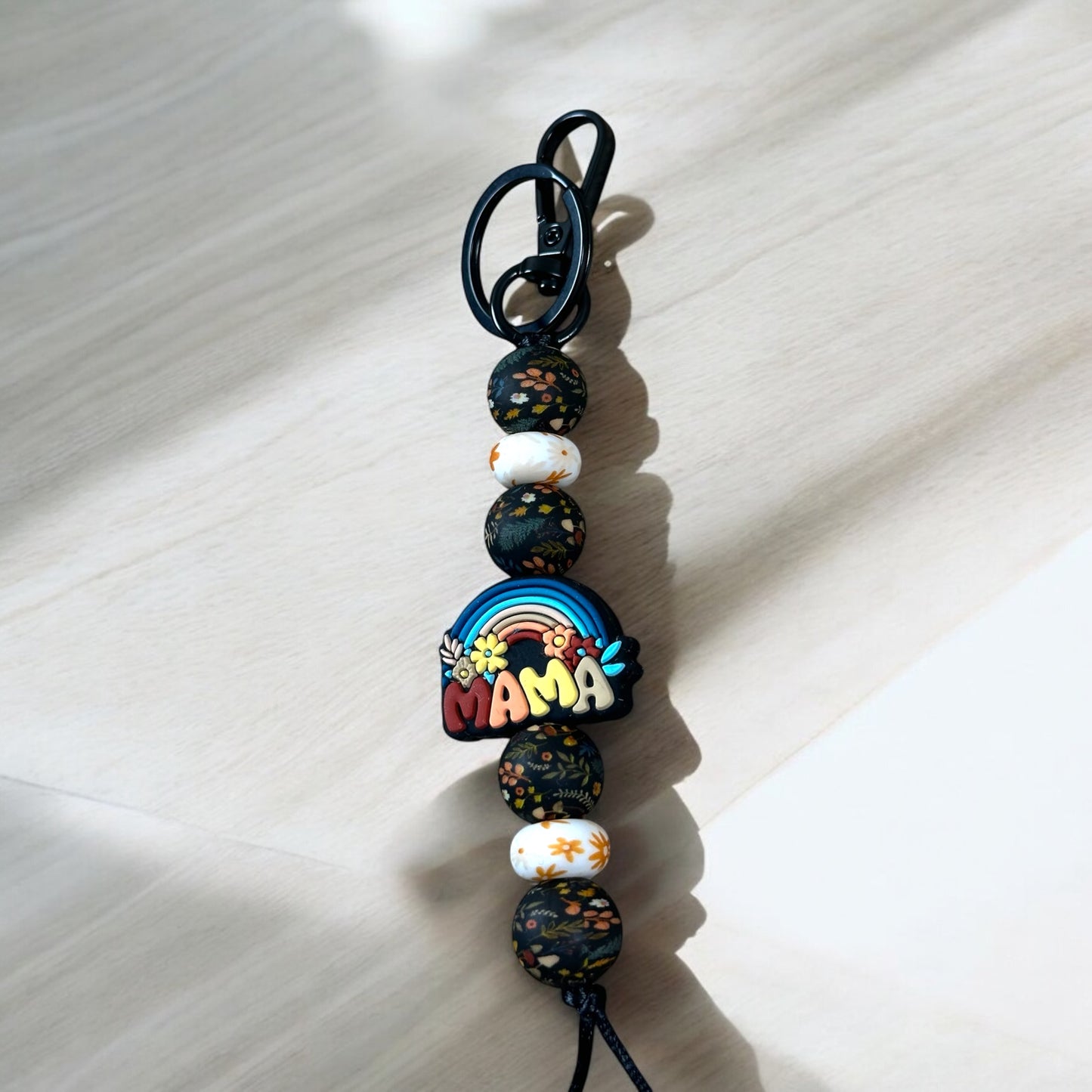 Boho Rainbow Keychain