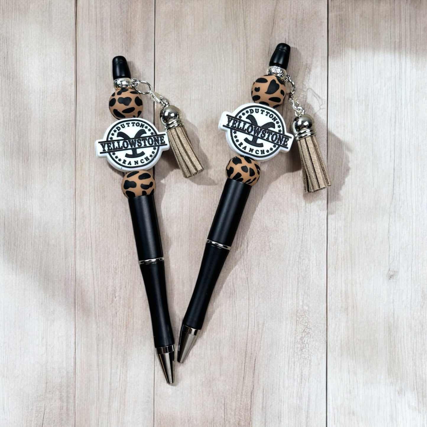 Cattle Ranch Beaded Pen
