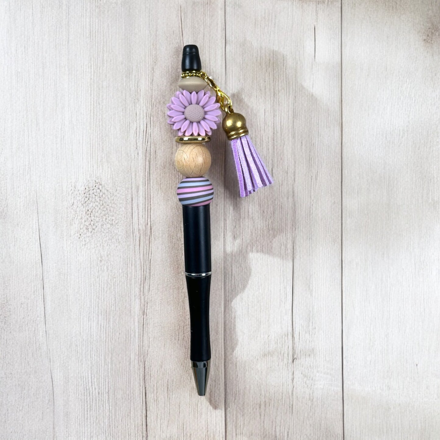 Boho Daisy Beaded Pen