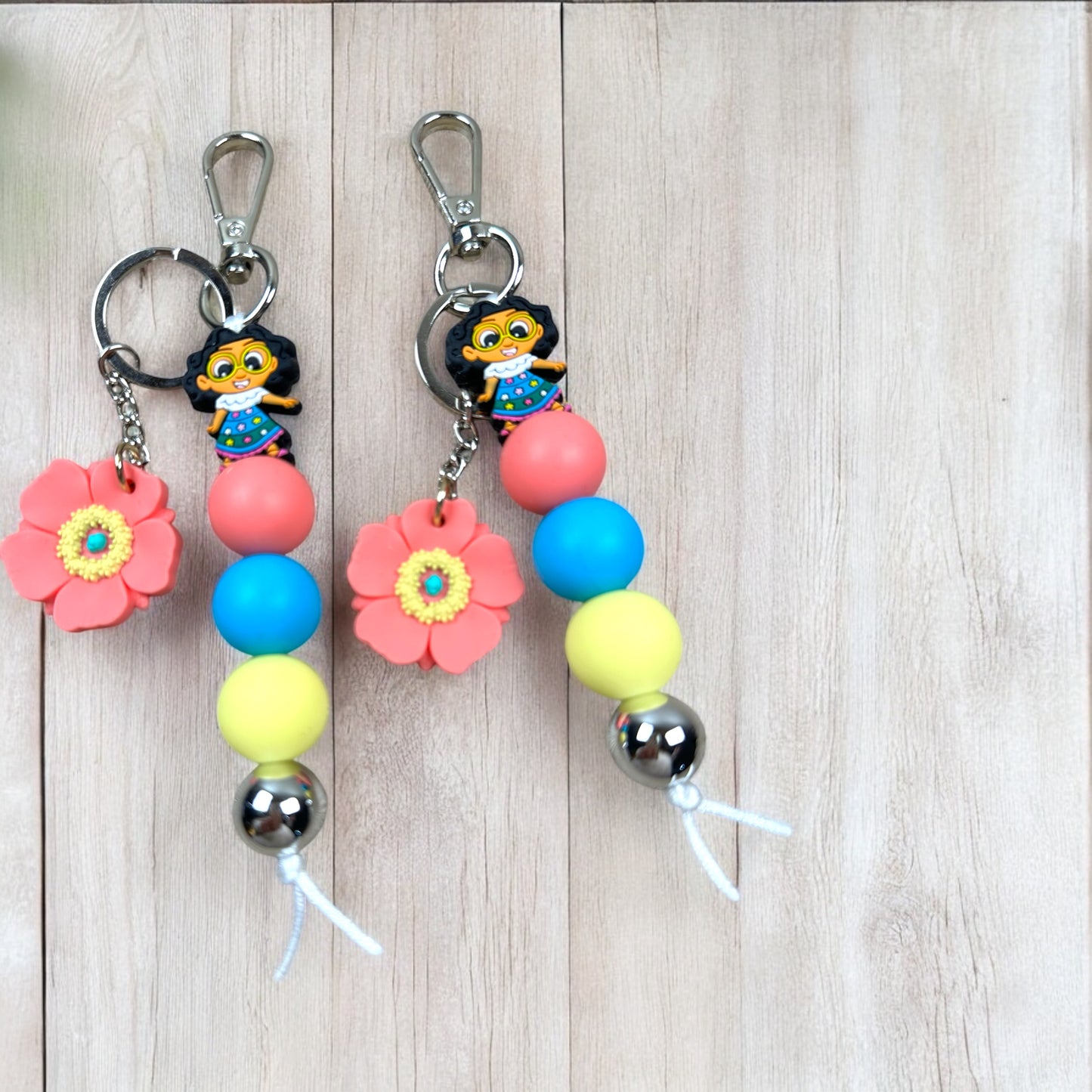 Girl With Magical Gift Keychain