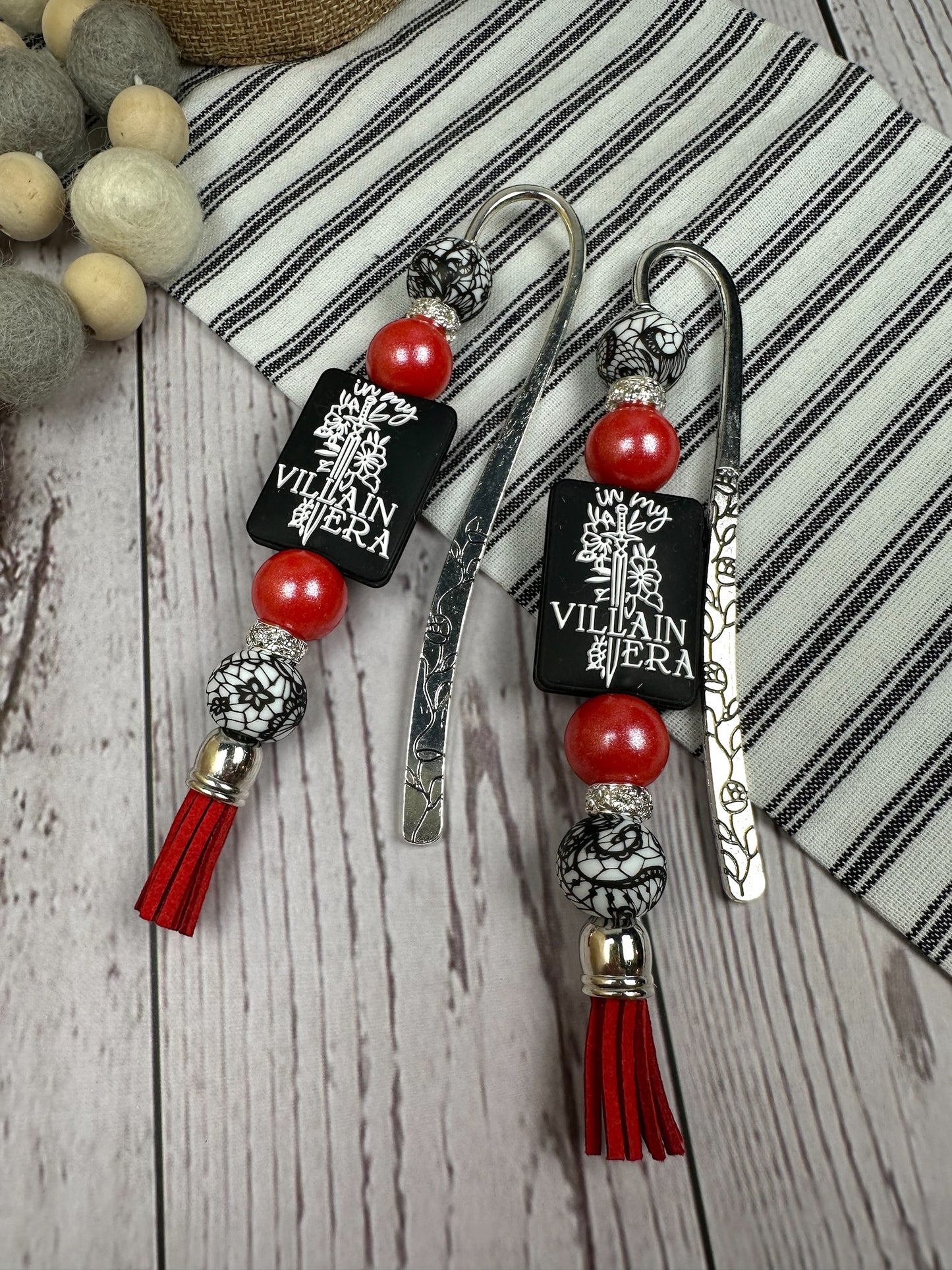 Villain Era Beaded Bookmark