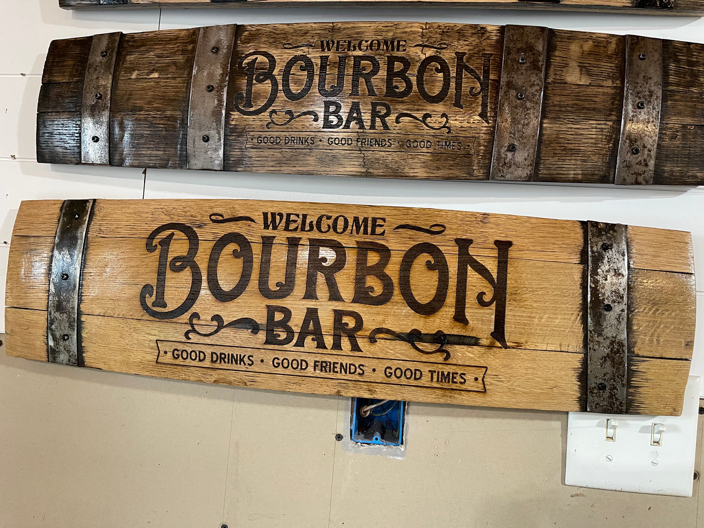 Custom Barrel Stave Plaque