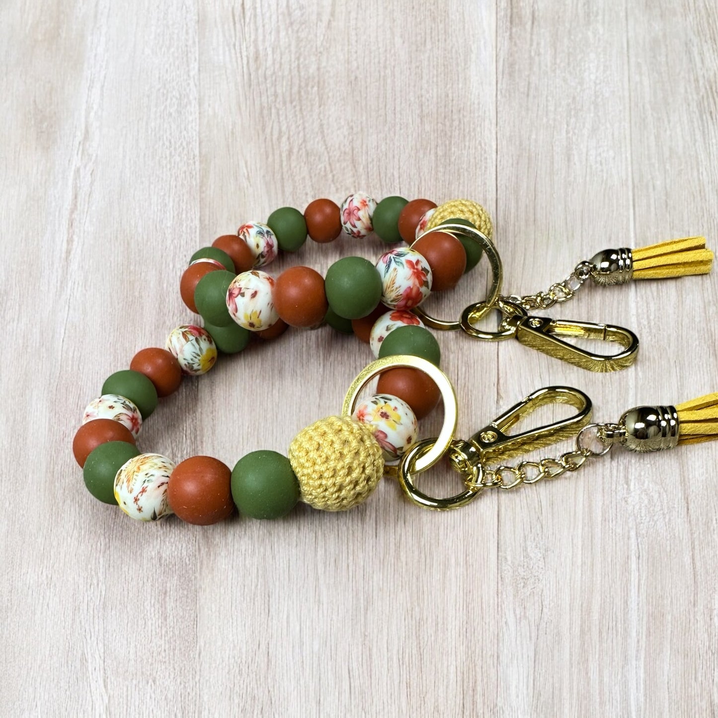 Summer Floral Wristlet
