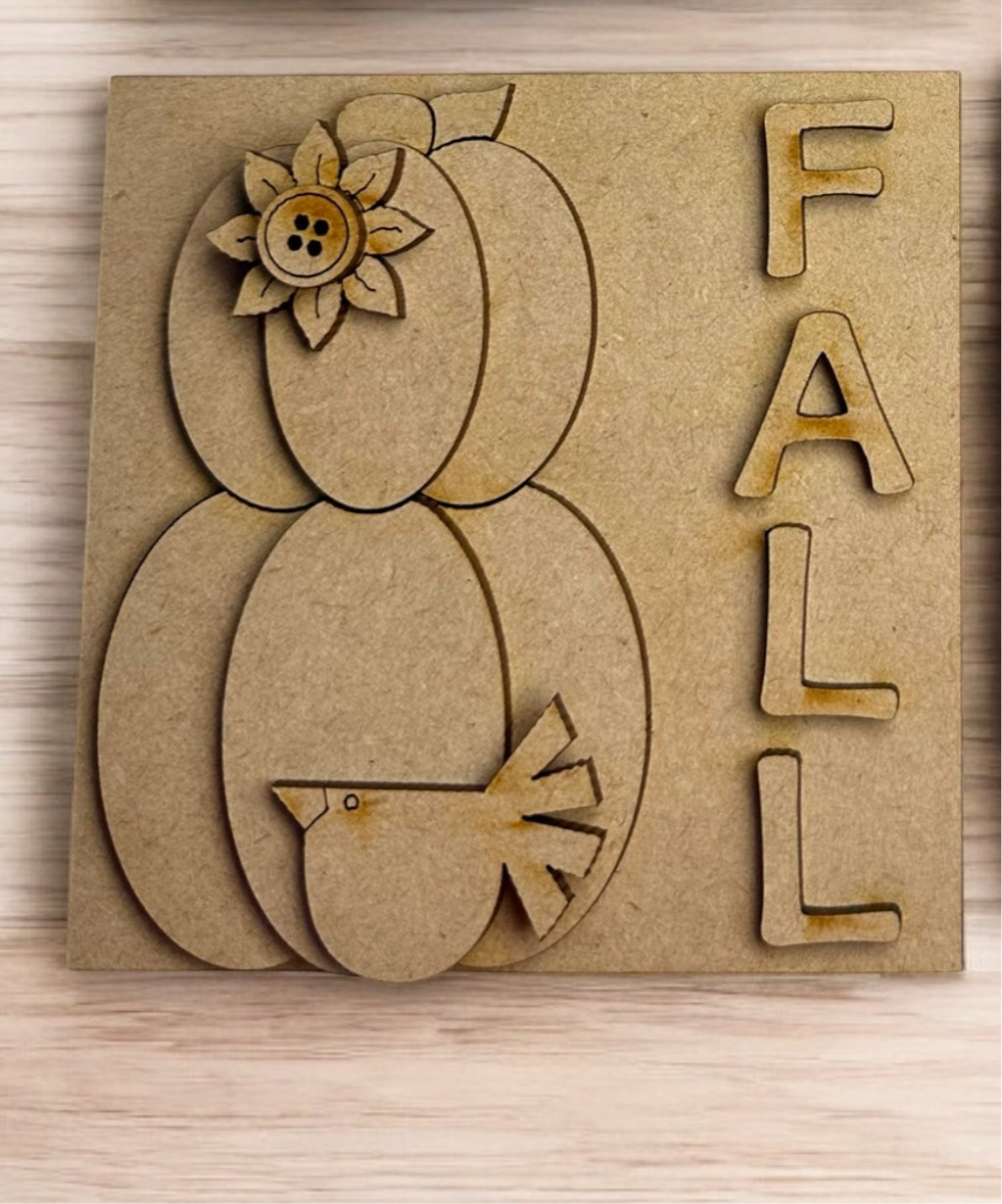 DIY Autumn Signs For Interchangeable Ladder Frames
