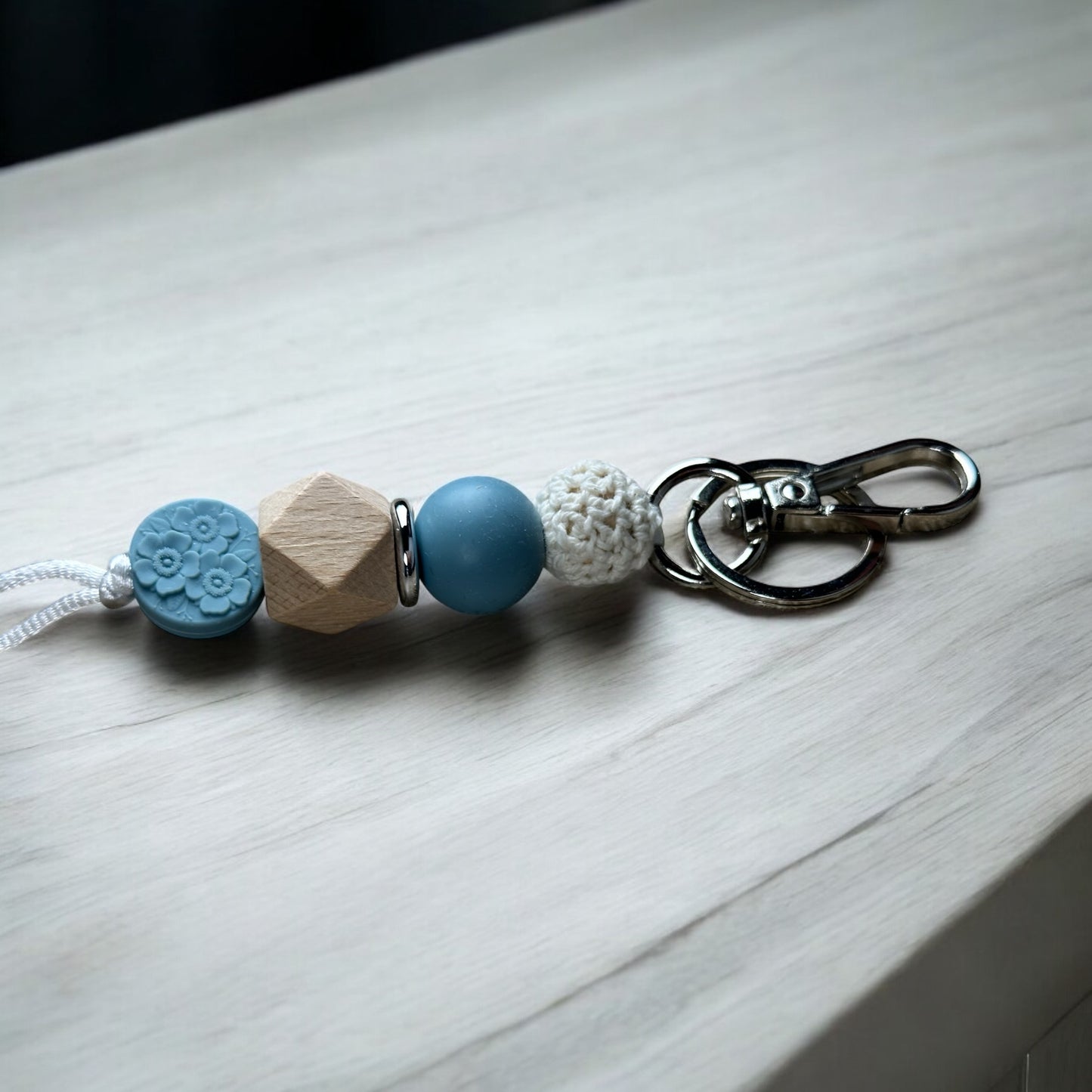 Floral Embossed Lanyard