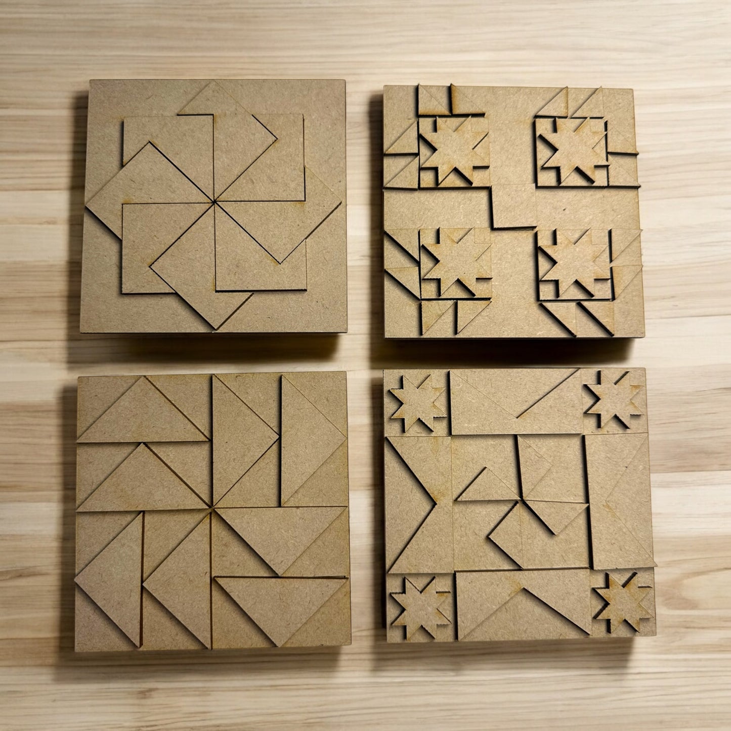 DIY Prim Barn Quilt Signs For Interchangeable Ladder Frames