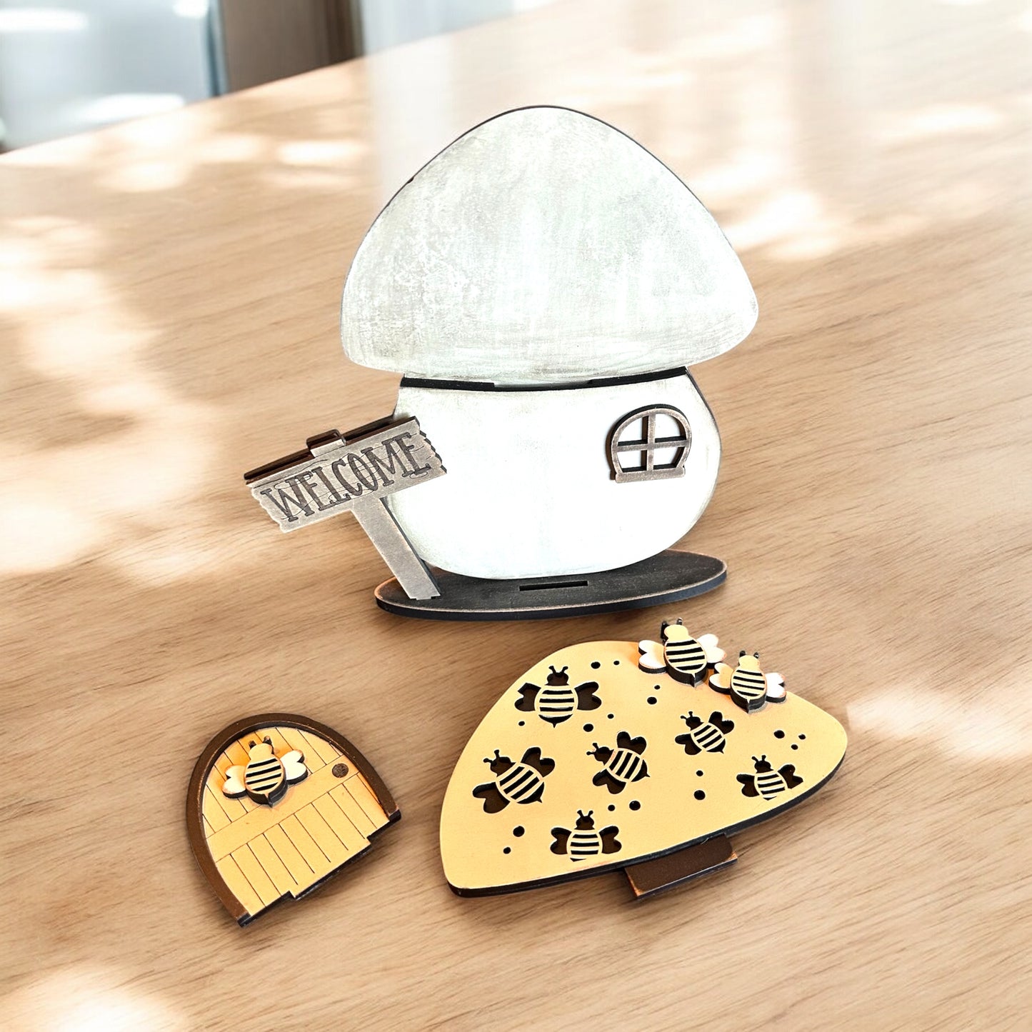 Bee Add On For Interchangeable Mushroom House