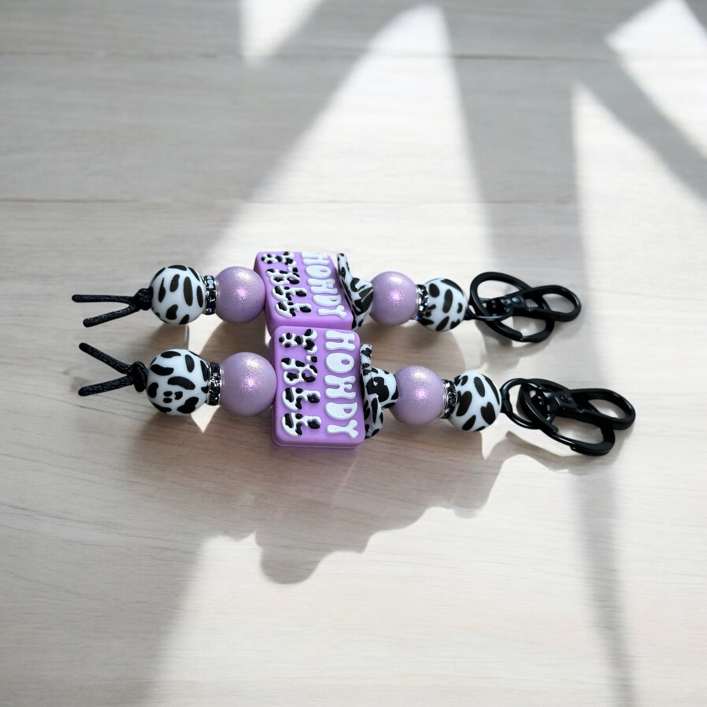 Howdy Y’All Beaded Keychain