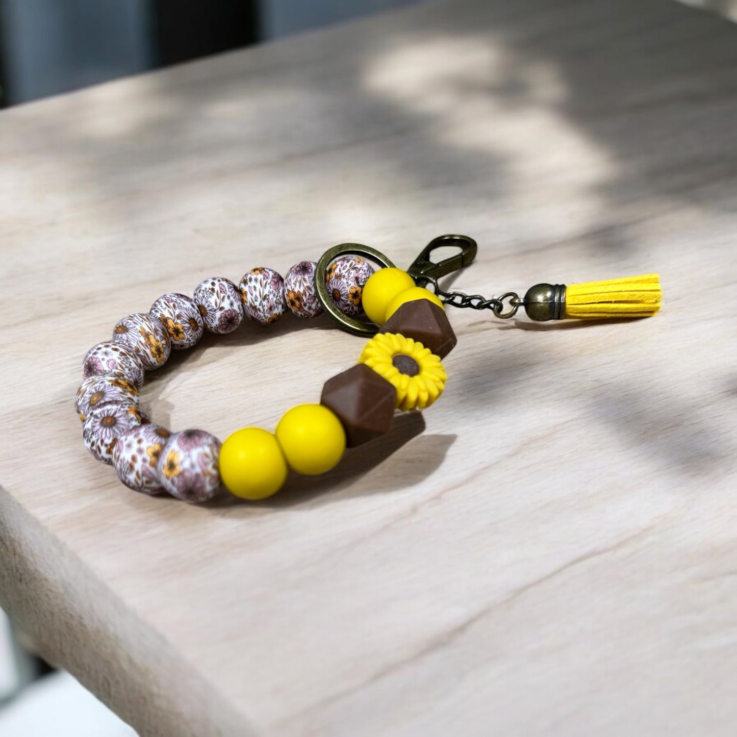 Sunflower Boho Chic wristlet