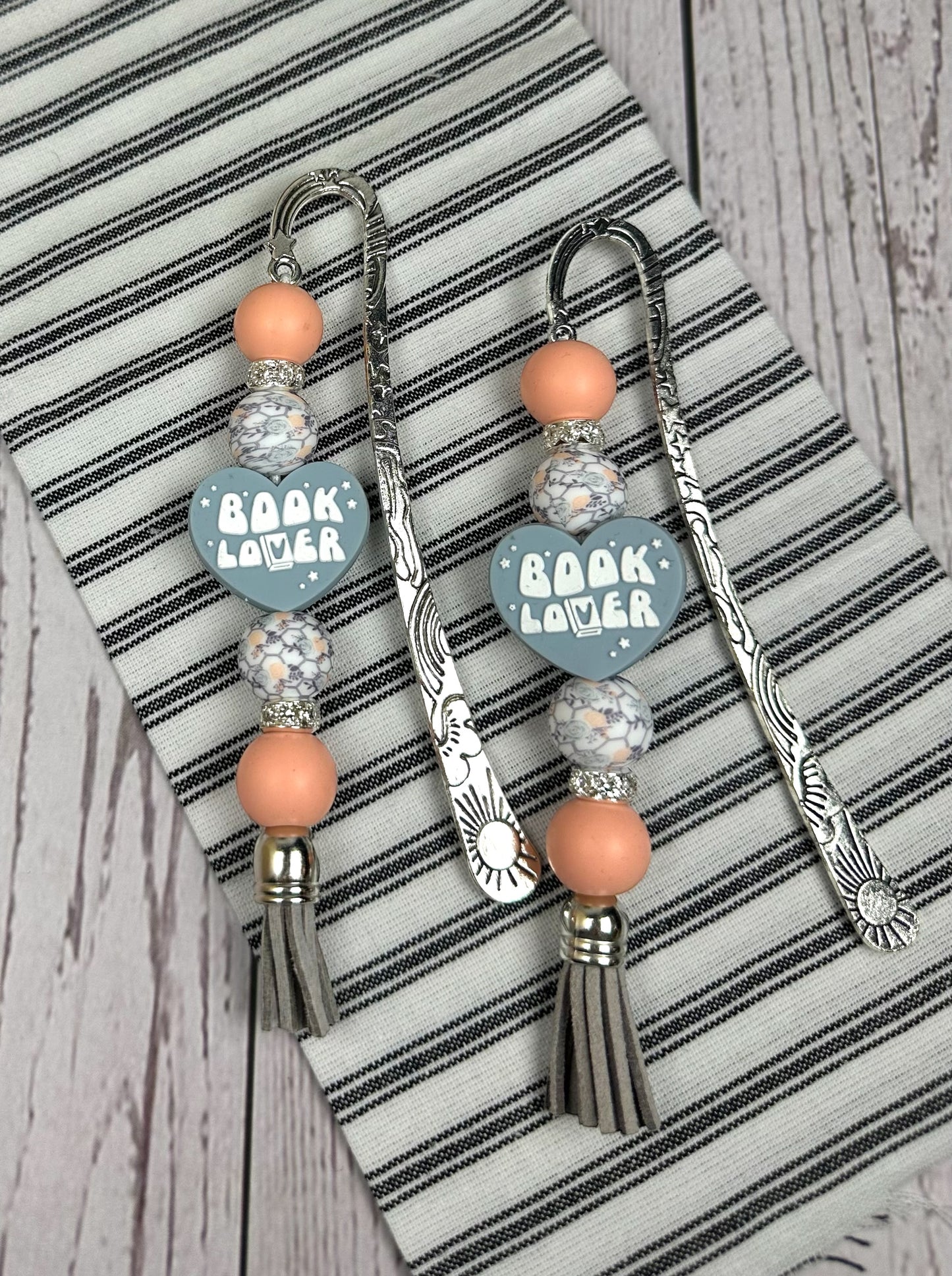 Book Lover Beaded Bookmark