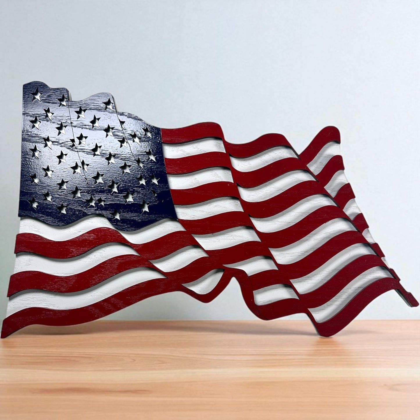American Flag Door Sign