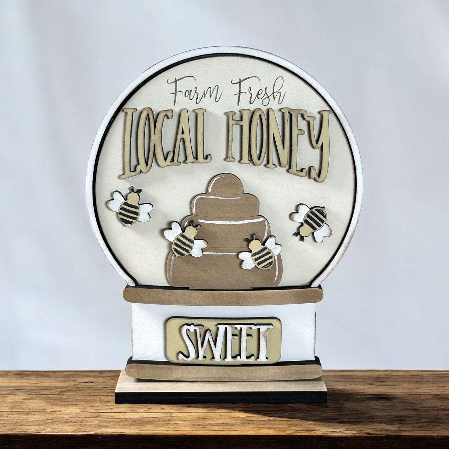 Interchangeable Snow Globe Base
