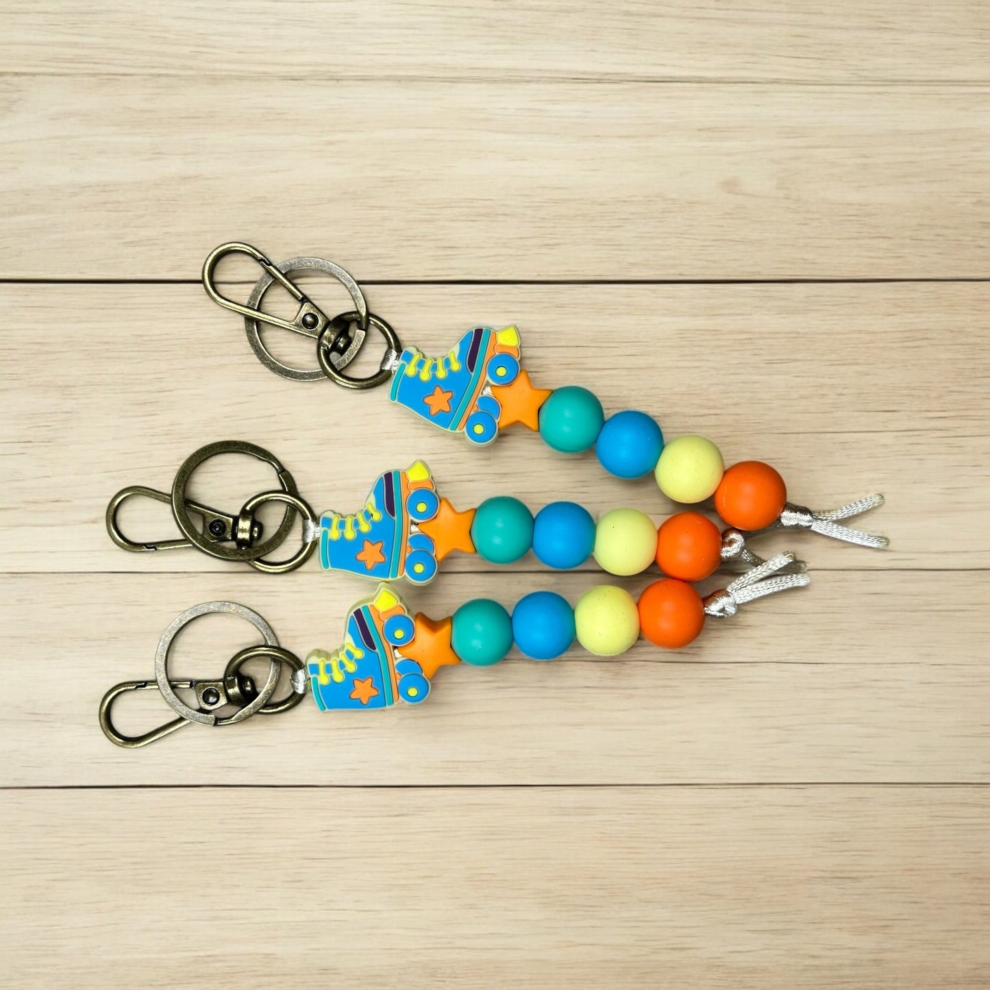 Retro Roller Skate Keychain