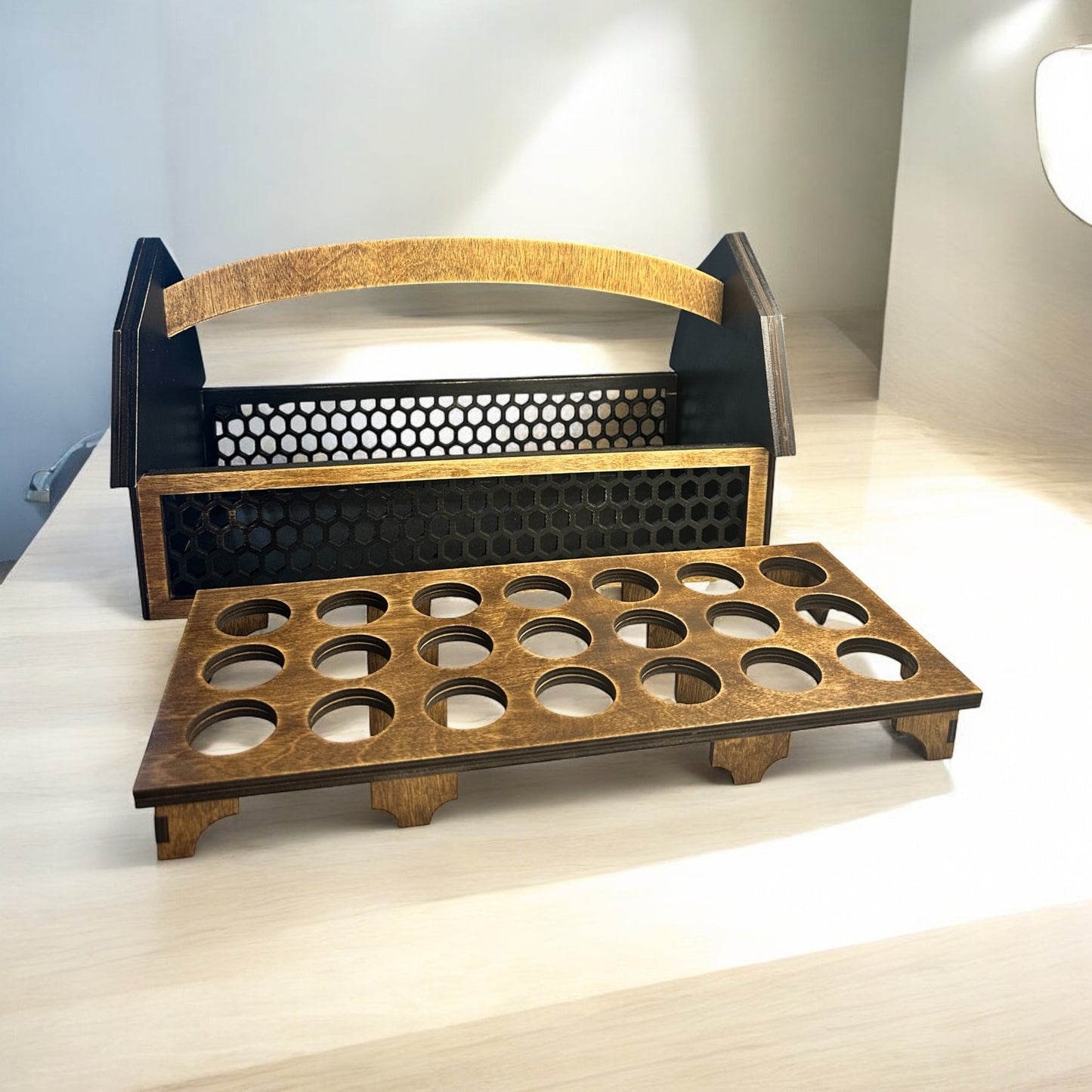 Barn Basket With Removable Egg Tray