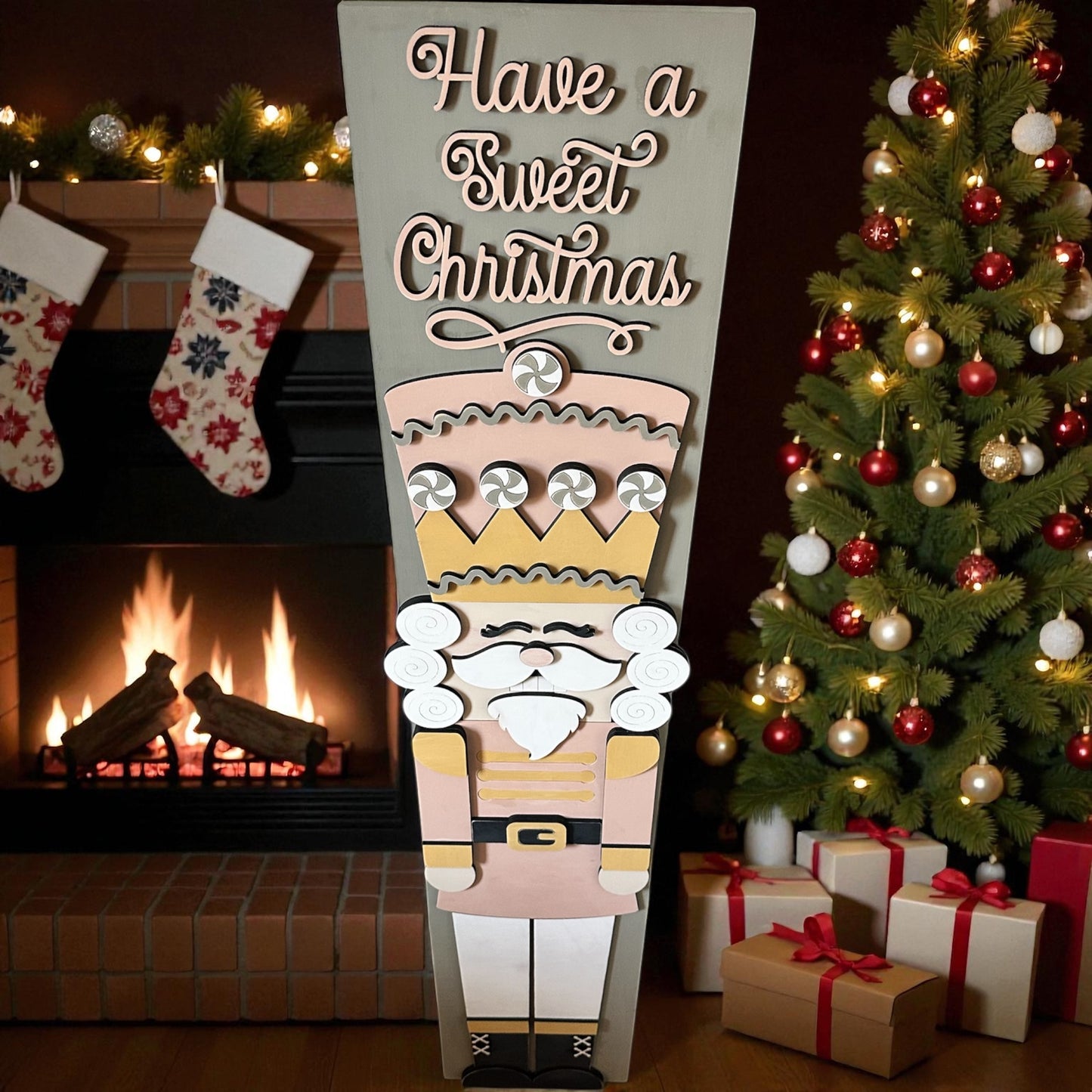 Nutcracker Porch Leaner