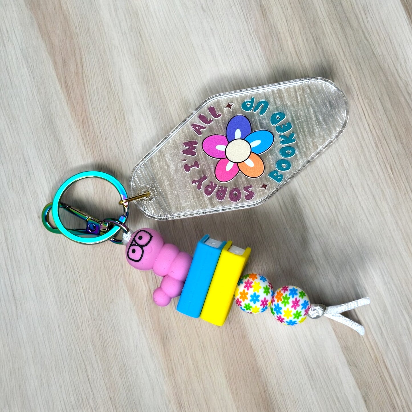 Sorry I’m Booked Motel Keychain