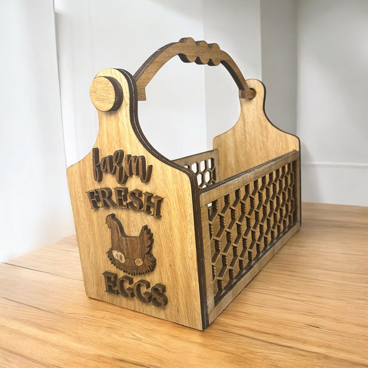 Farm Fresh Eggs Basket