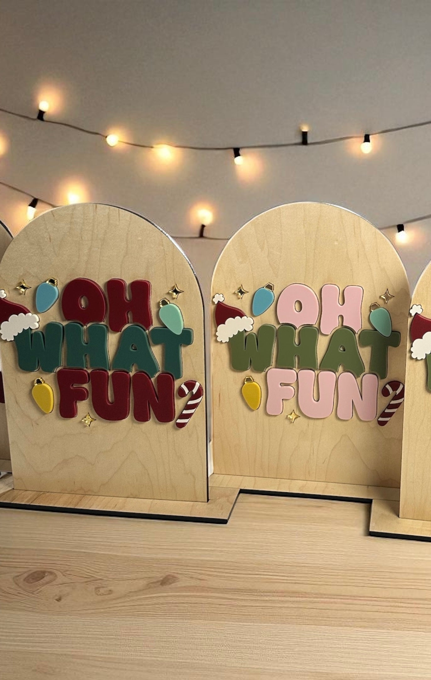 Oh What Fun Arch Sign