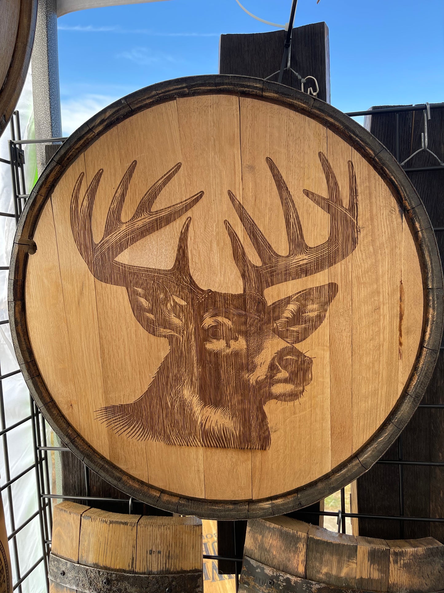 Custom Engraved Premium Barrel Lid With Ring