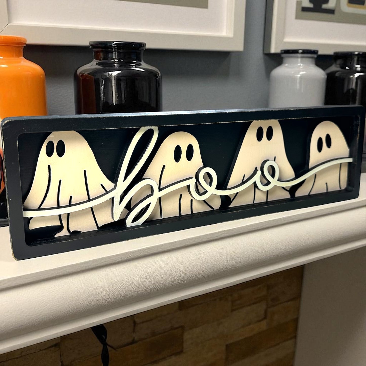 Boo 3D Sign