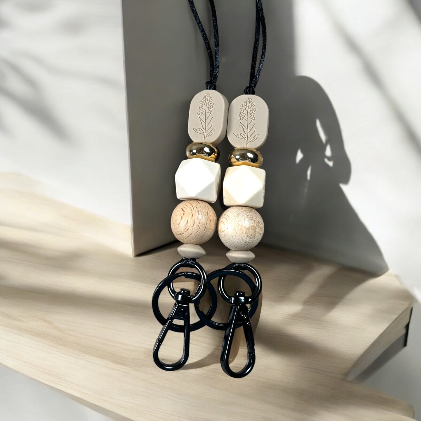 Embossed Mustard Seed Lanyard