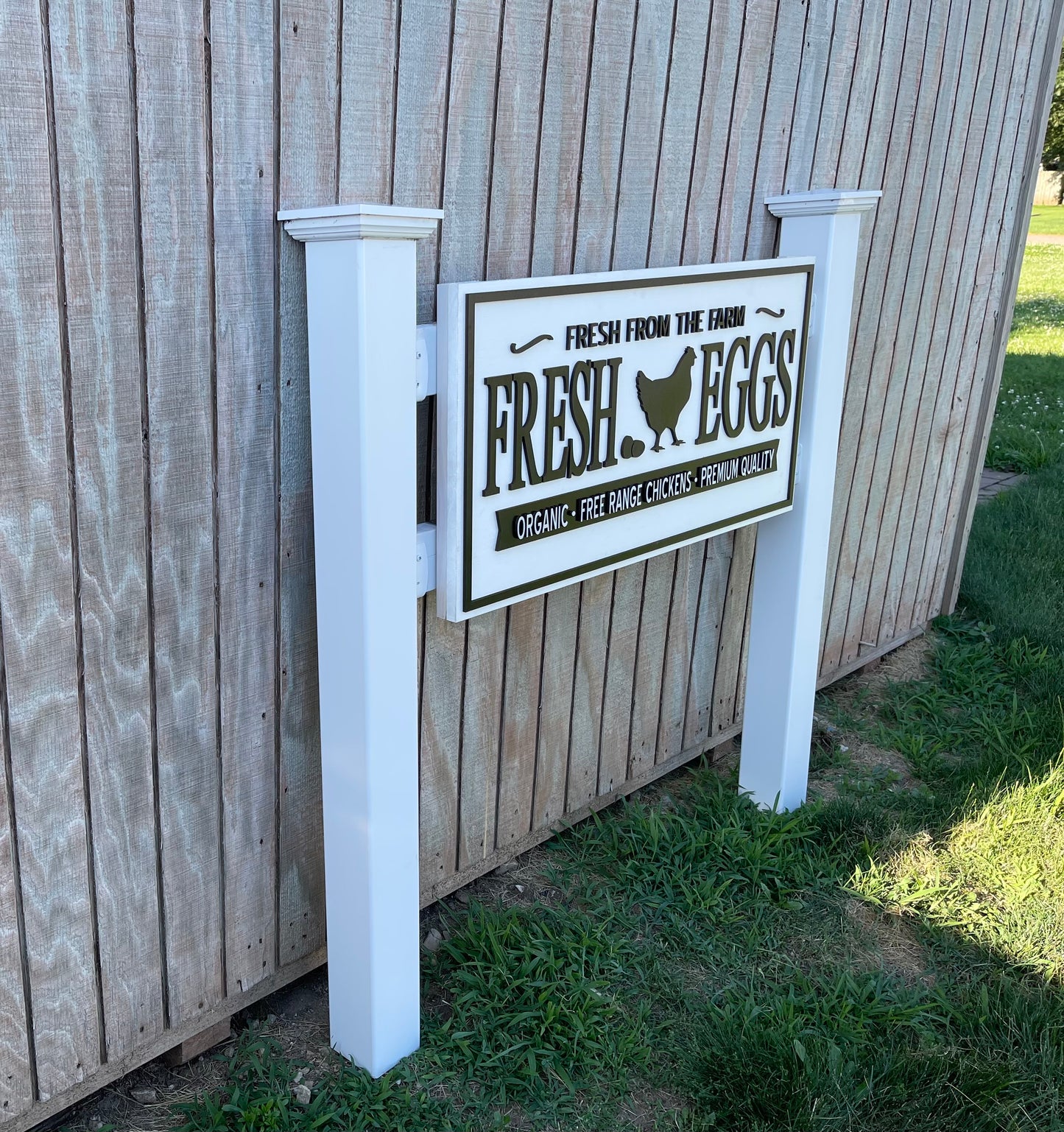 Farm Fresh Eggs Sign 24” x 48”