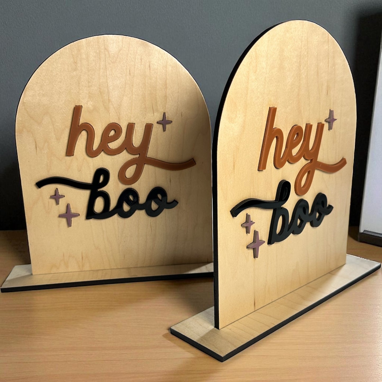 Hey Boo Halloween Sign