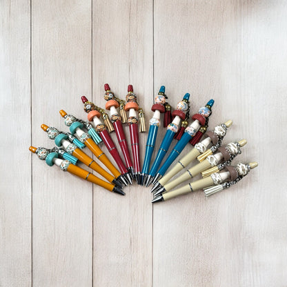 Boho Mushroom Beaded Pens