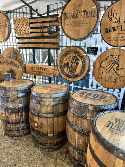 Custom Whole Whiskey Barrel