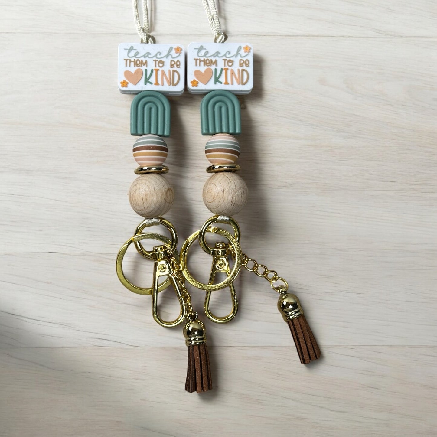 Teach Them To Be Kind Lanyard