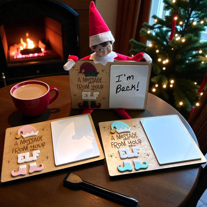 Elf Dry Erase Message Board