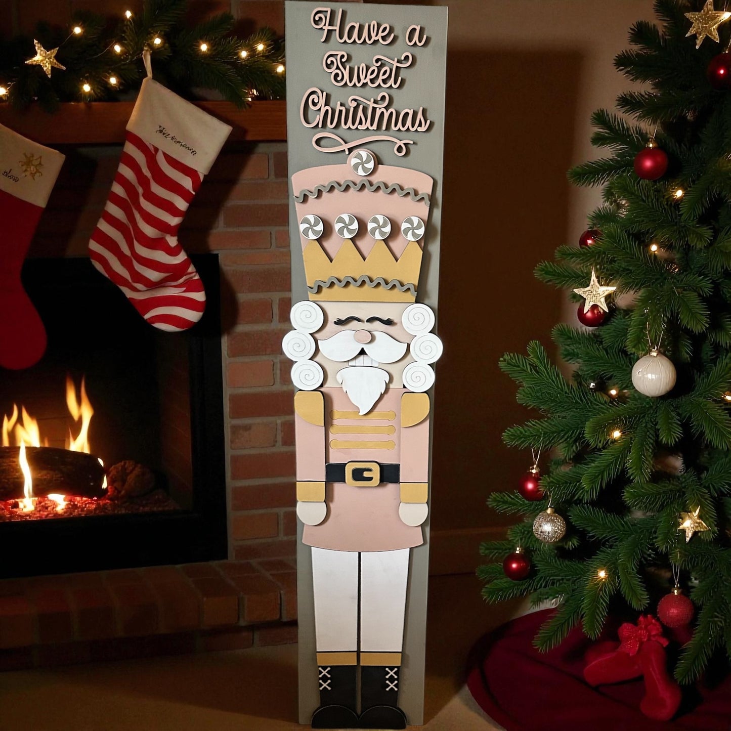 Nutcracker Porch Leaner