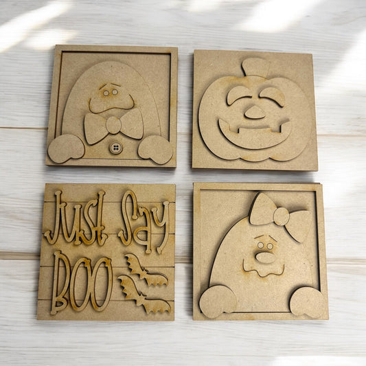 DIY BOO Ghost Signs For Interchangeable Ladder Frames