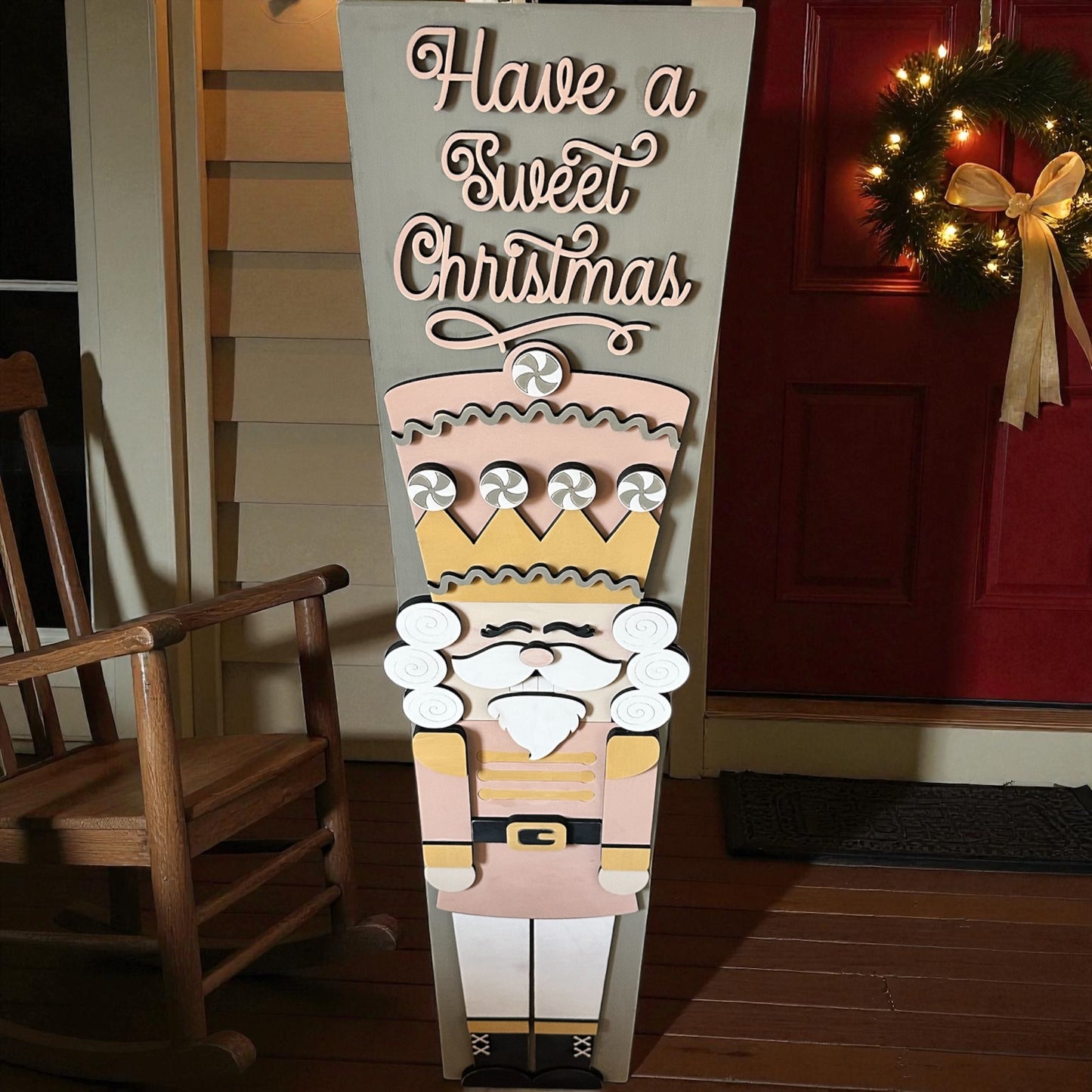 Nutcracker Porch Leaner