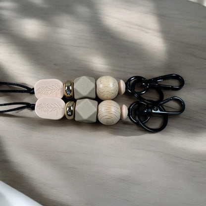 Embossed Mustard Seed Design Lanyard
